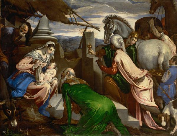 Jacopo Bassano Adoration of the magi oil painting picture